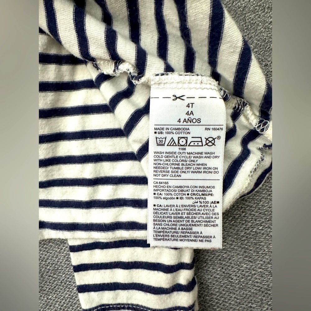 Old Navy Lot of 2 100% Cotton Long Sleeve Skater Dresses - Picture 4 of 6